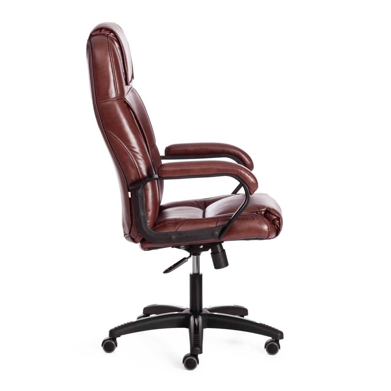 Кресло BERGAMO (22) кож/зам, коричневый, 2 TONE