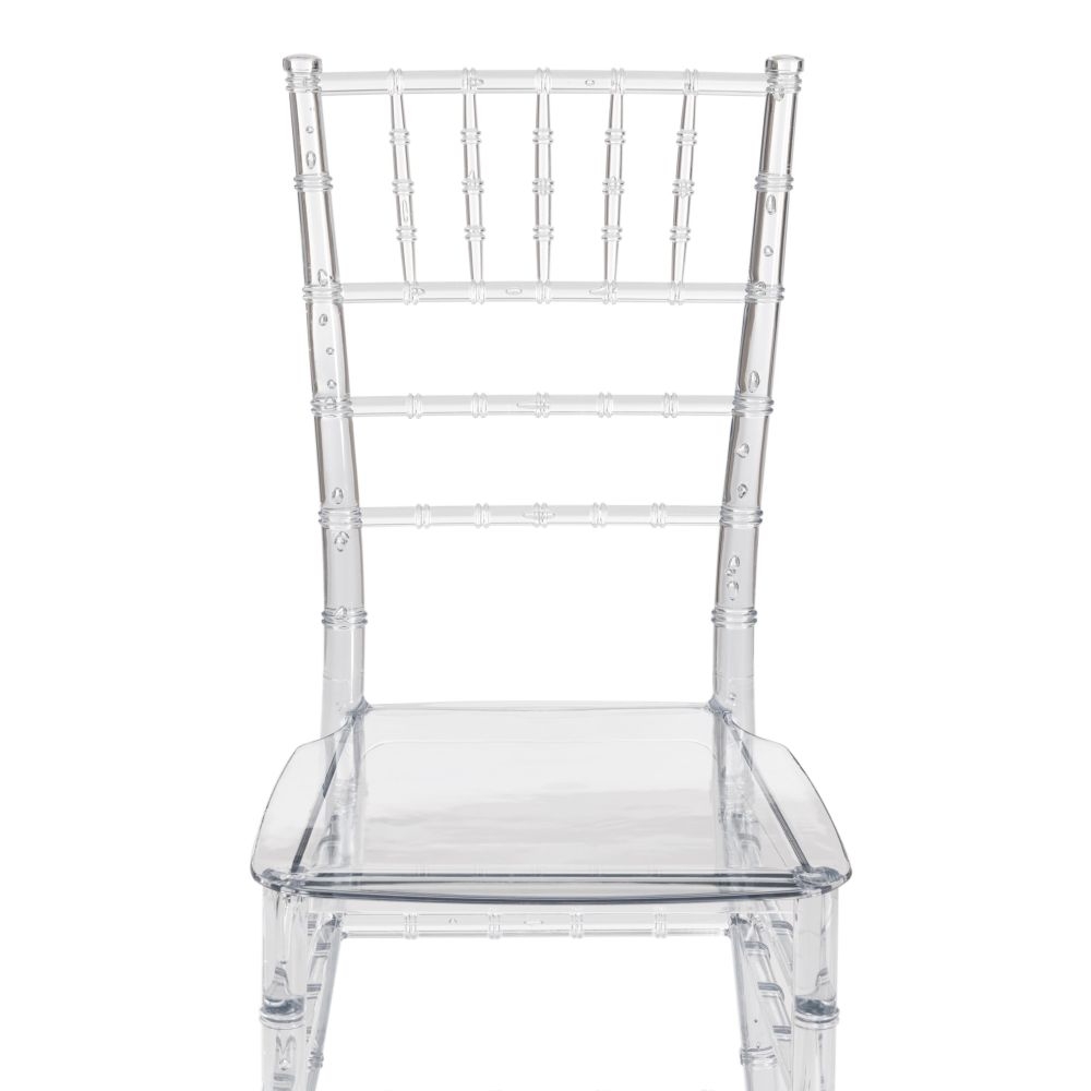 Стул CHAVARI (mod. 101) пластик, 40.5 х 49 х 88.5 см, Transparent (Прозрачный)