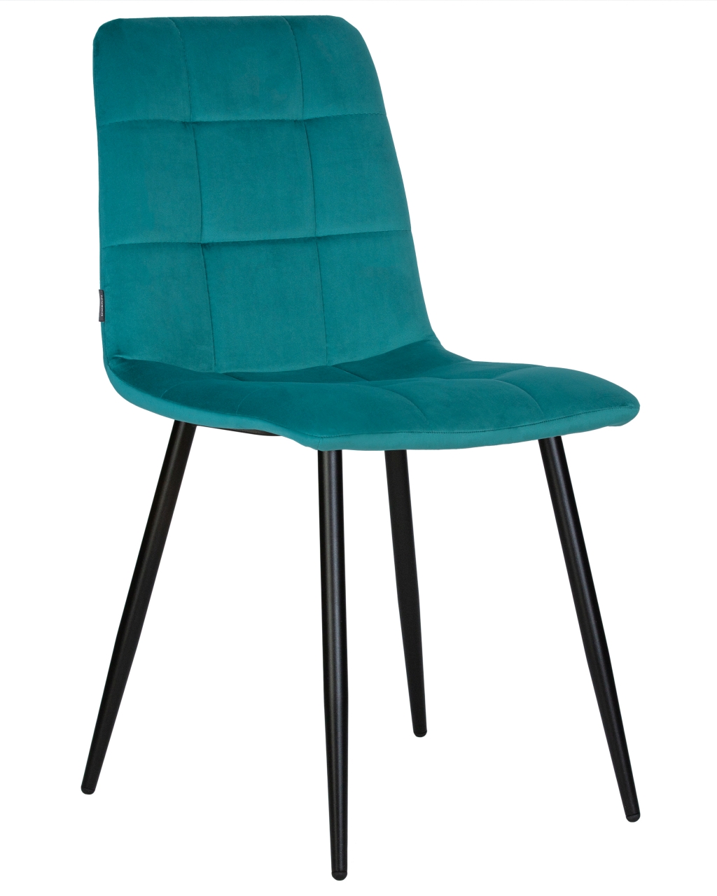 Стул обеденный DOBRIN CHILLY (Морской волны Holland 56, основание черное) 4 шт