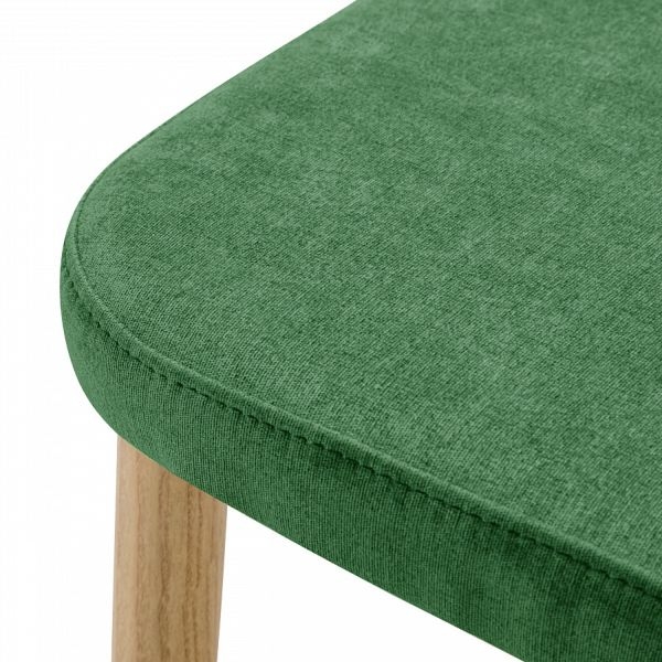 Стул Ledger green grass/нат.дуб