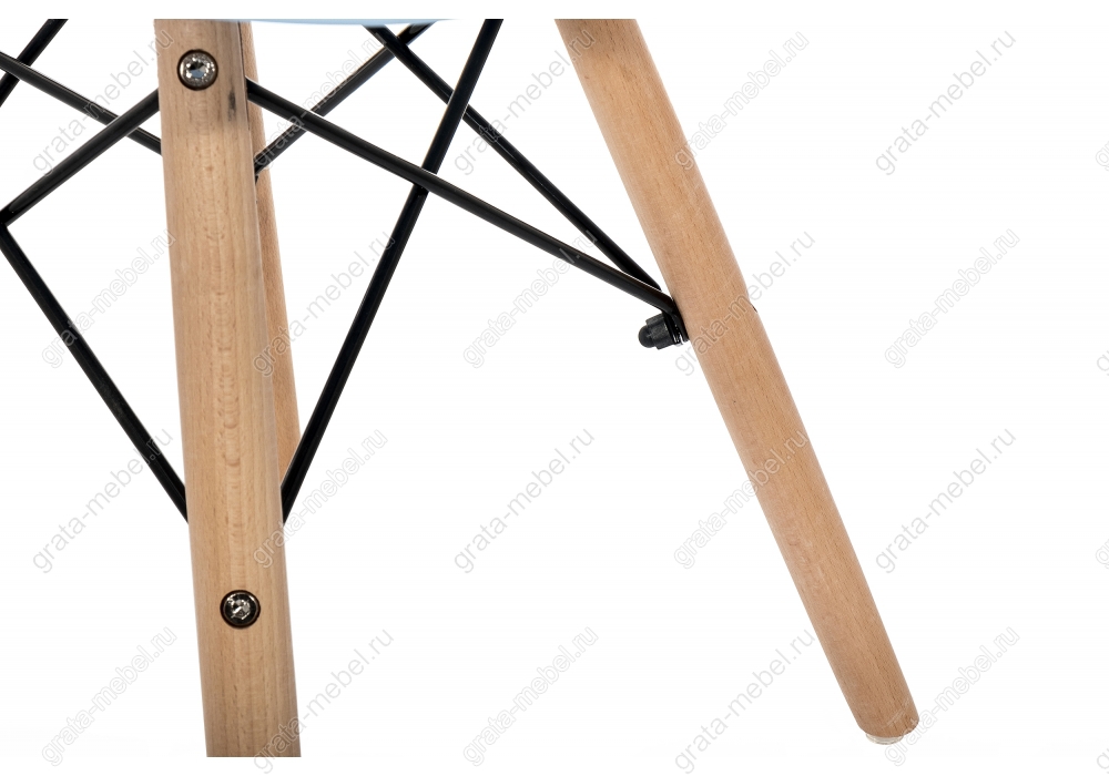 Стул деревянный Eames PC-015 blue