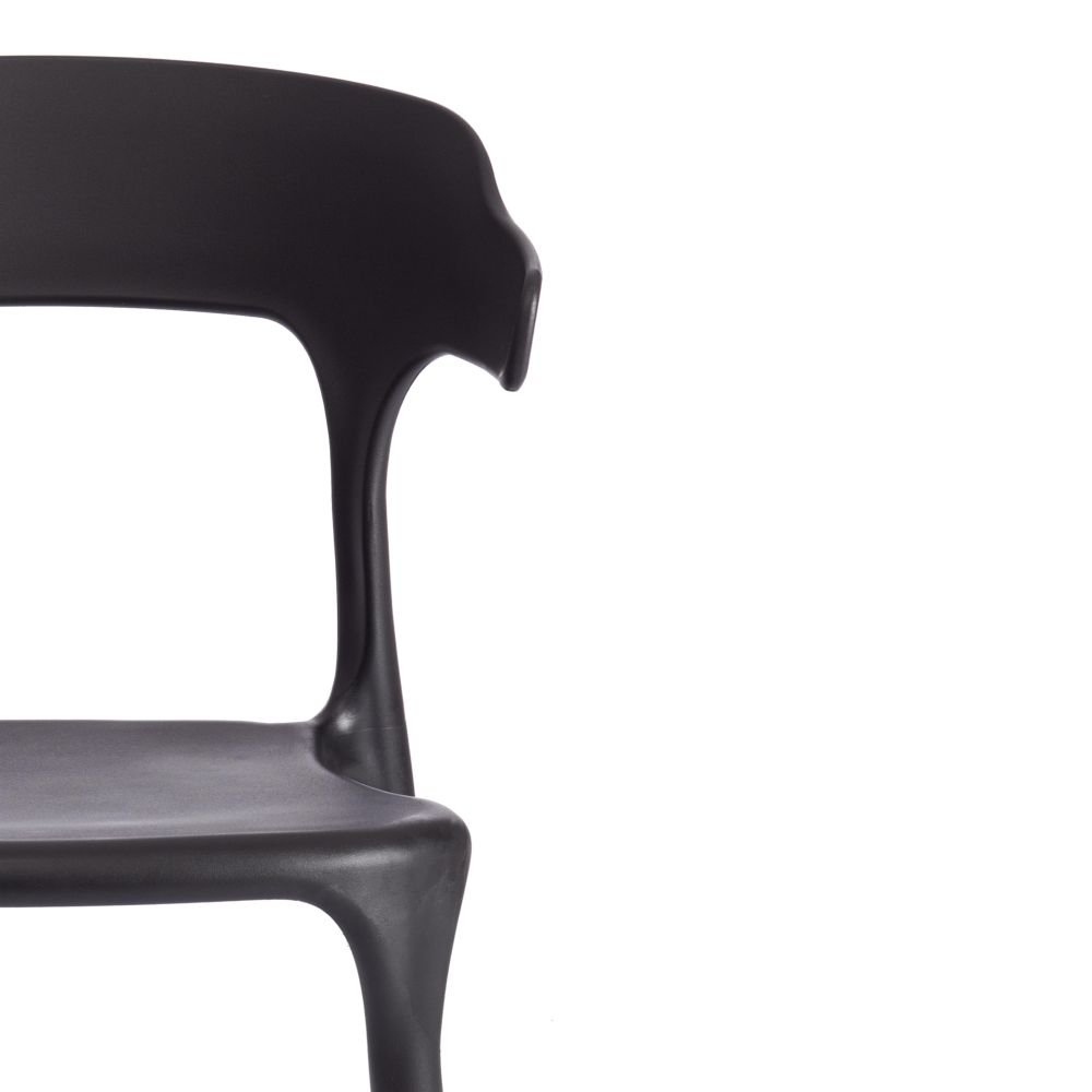 Стул TON (mod. PC33) / 1 шт. в упаковке пластик, 49 x 52 x 74 см, Black (черный) 05