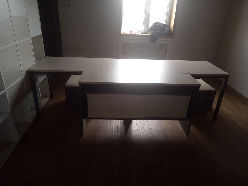 Стол на металлокаркасе Инновация I-31 Вяз Нэнси/Антрацит