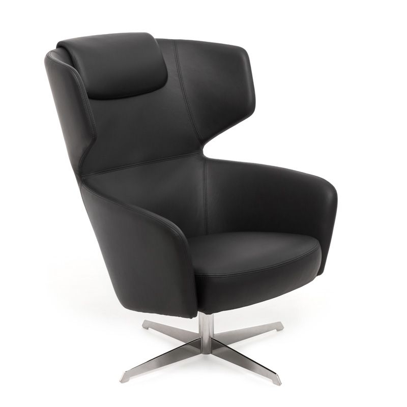 Кресло Recliner VENTO High R7 Dakota black Черное