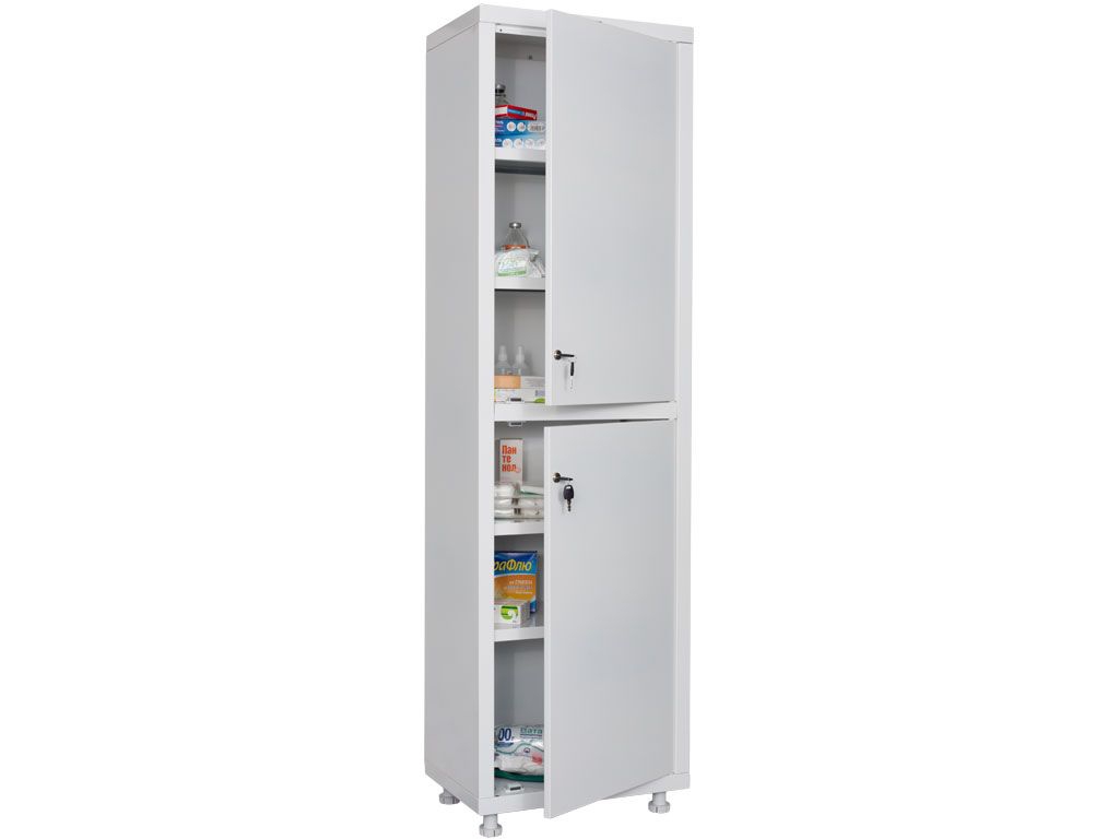 Медицинский шкаф металлический HILFE MD 1 1650/SS