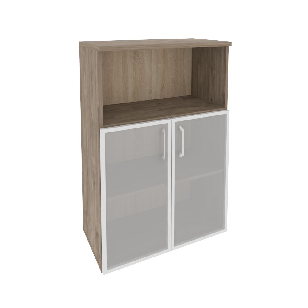 Шкаф средний широкий ONIX O.ST-2.2R Тиквуд Темный
