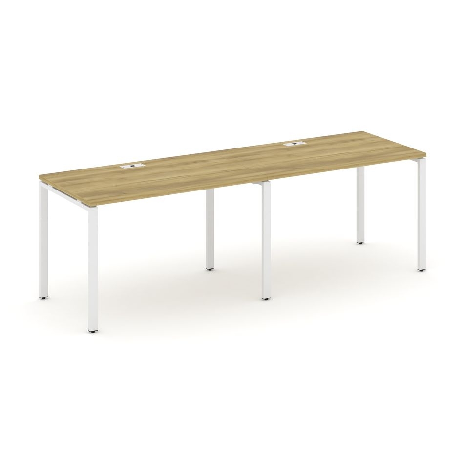 Рабочая станция на 2 места CONCEPT CN.ORS-002 Дуб Винченцо Белый
