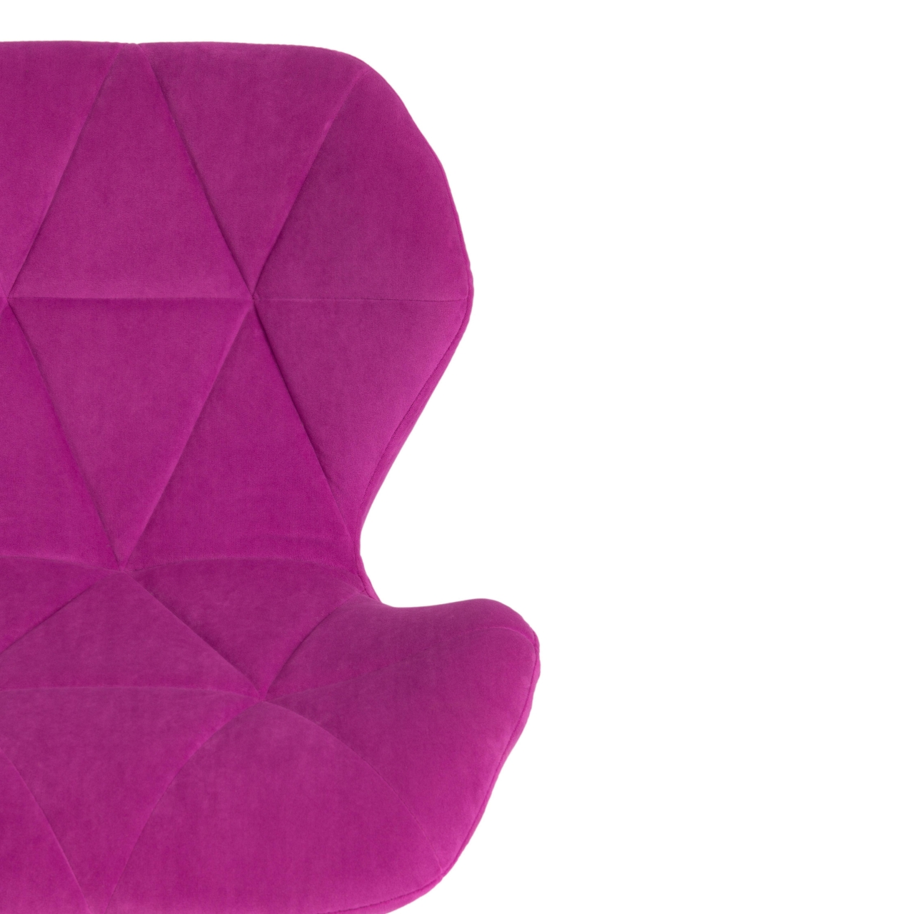 Кресло SELFI флок , фиолетовый, 138