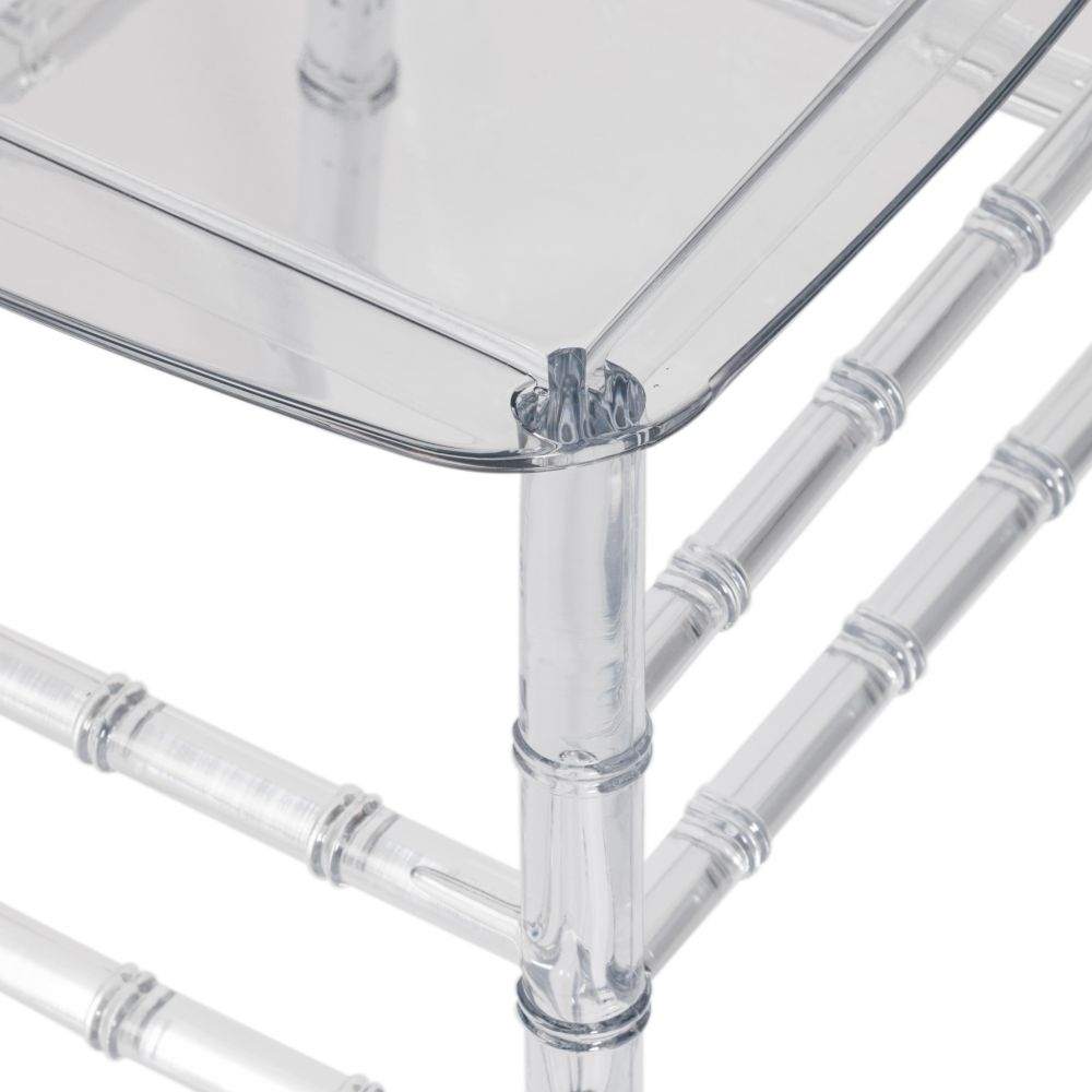 Стул CHAVARI (mod. 101) пластик, 40.5 х 49 х 88.5 см, Transparent (Прозрачный)