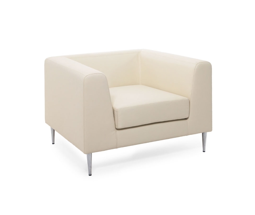 Кресло EVA UP 1 Chrome Ivory 22042