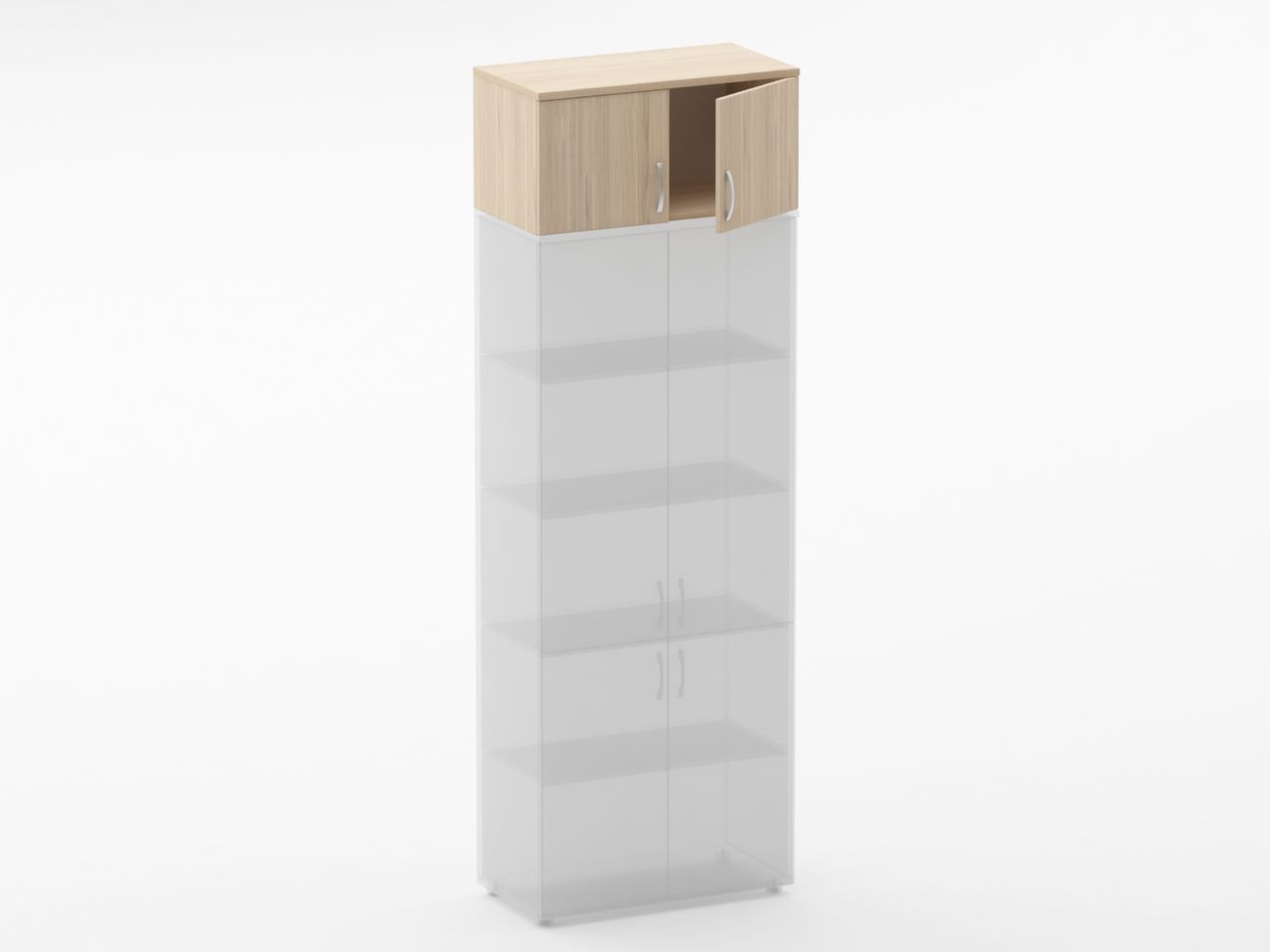 Антресоль широкая Glassy 6.04.131 Туя