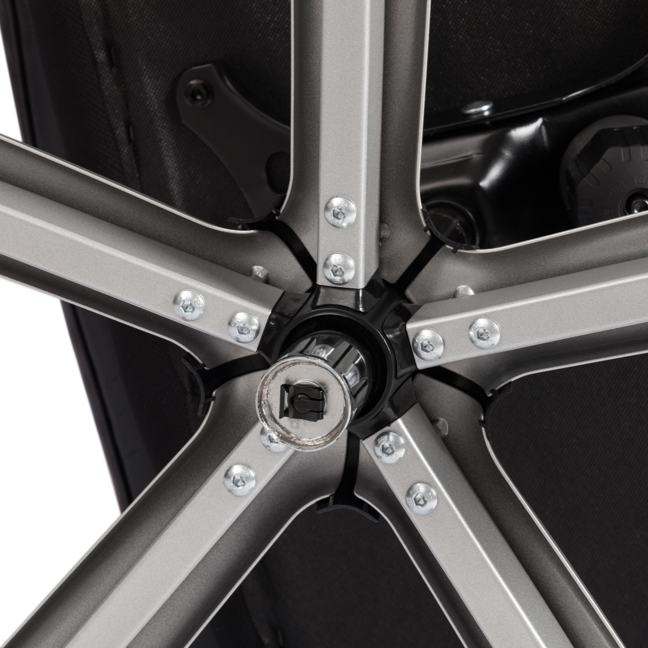 Кресло Atlant рецикл. кожа/иск. кожа, черный