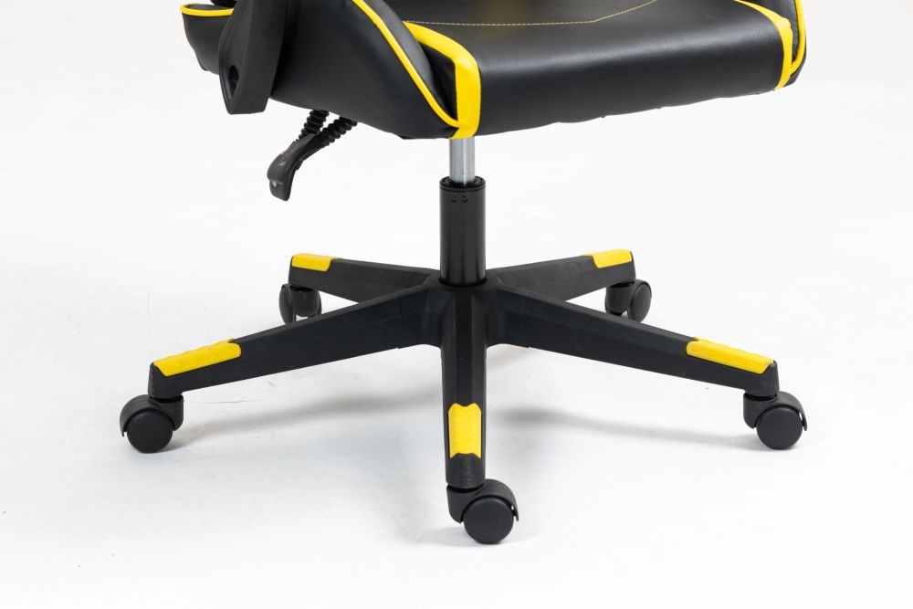 Кресло спортивное TopChairs Shadow черно-желтый