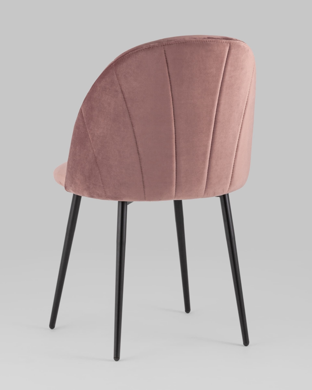 Стул Логан 2 шт. велюр Пыльно-розовый