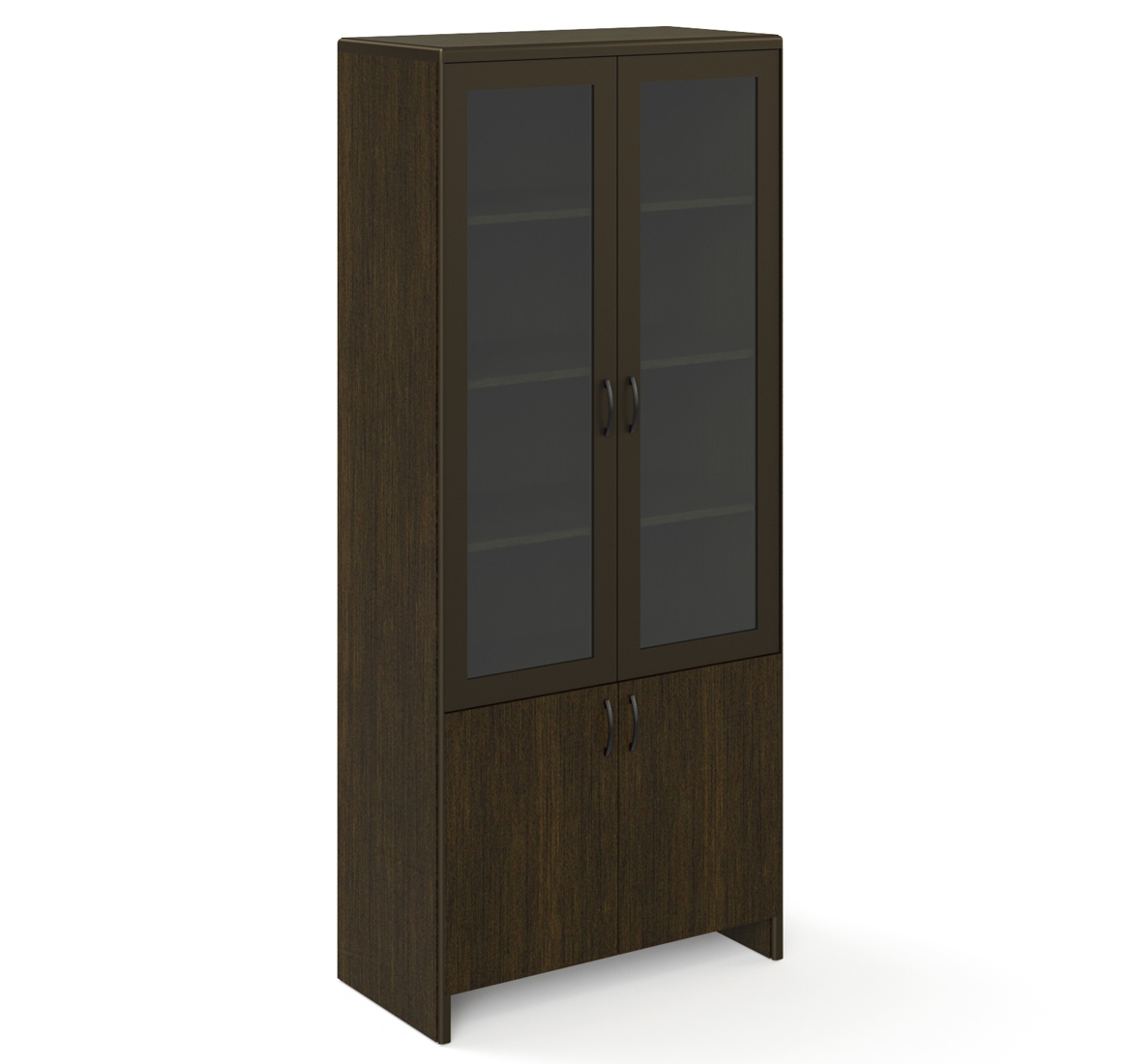 WOOD Шкаф комбинированный, кант орех WOOD LA202 NA