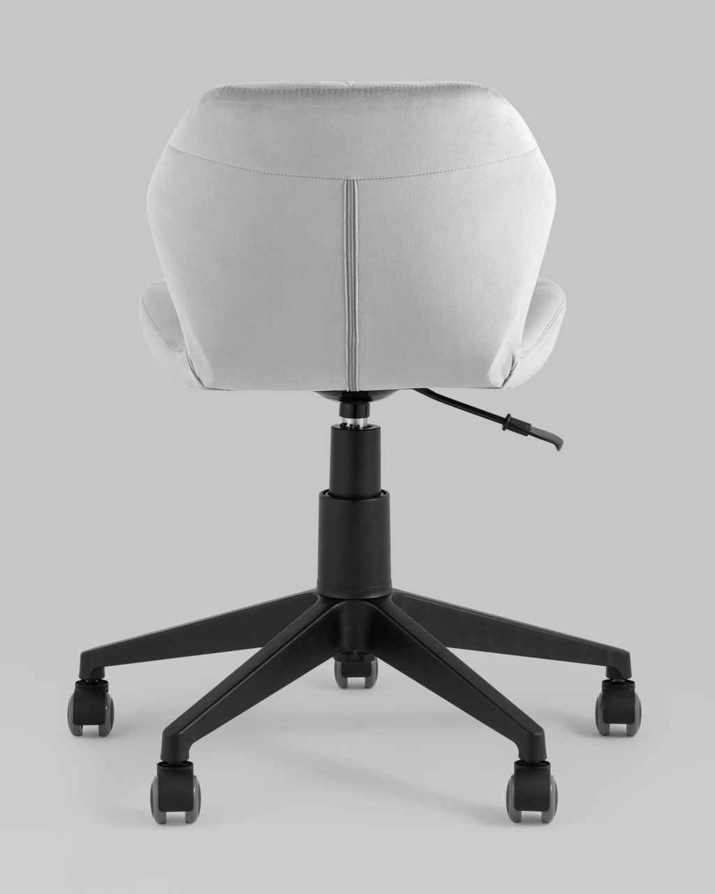 Кресло компьютерное Эдвин Серый велюр