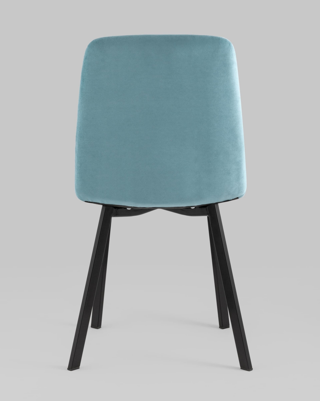 Стул Oliver Square велюр Пыльно-голубой