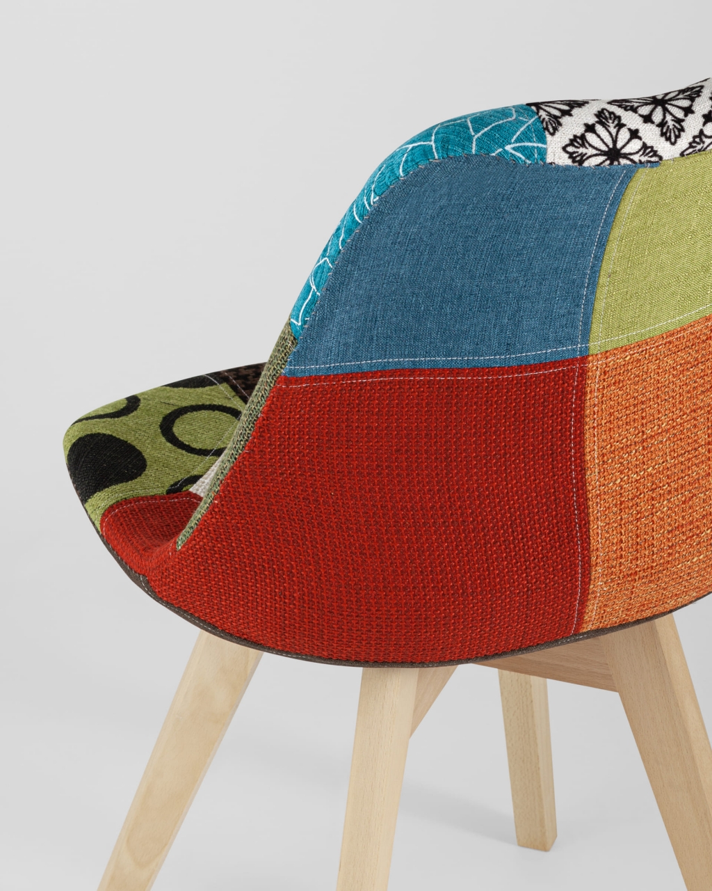 Стул обеденный FRANKFURT ткань Пэчворк