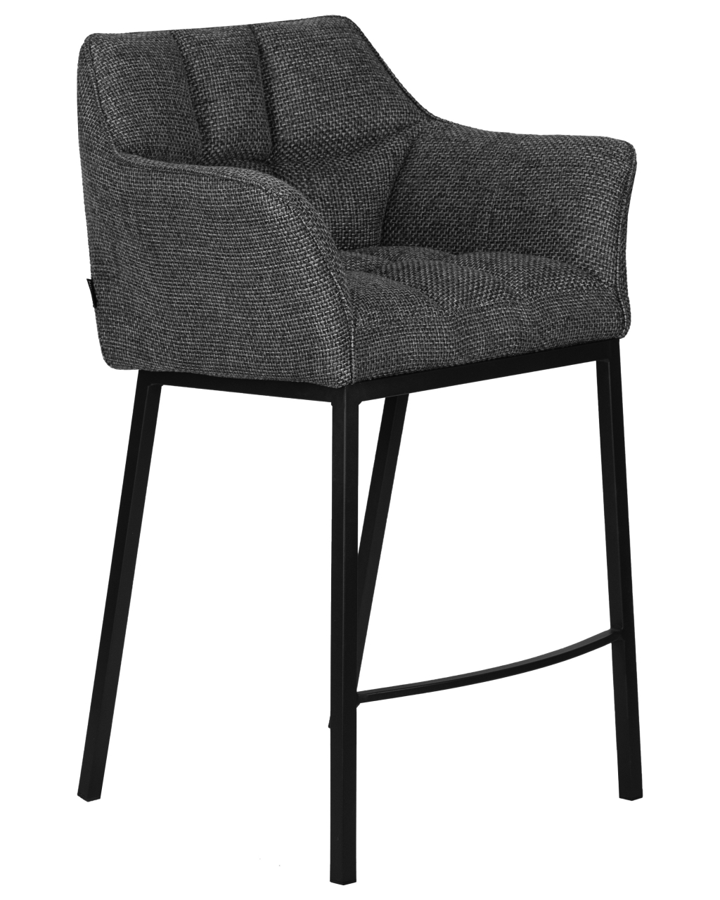 Стул полубарный DOBRIN LUCAS COUNTER (серая ткань (F-22))