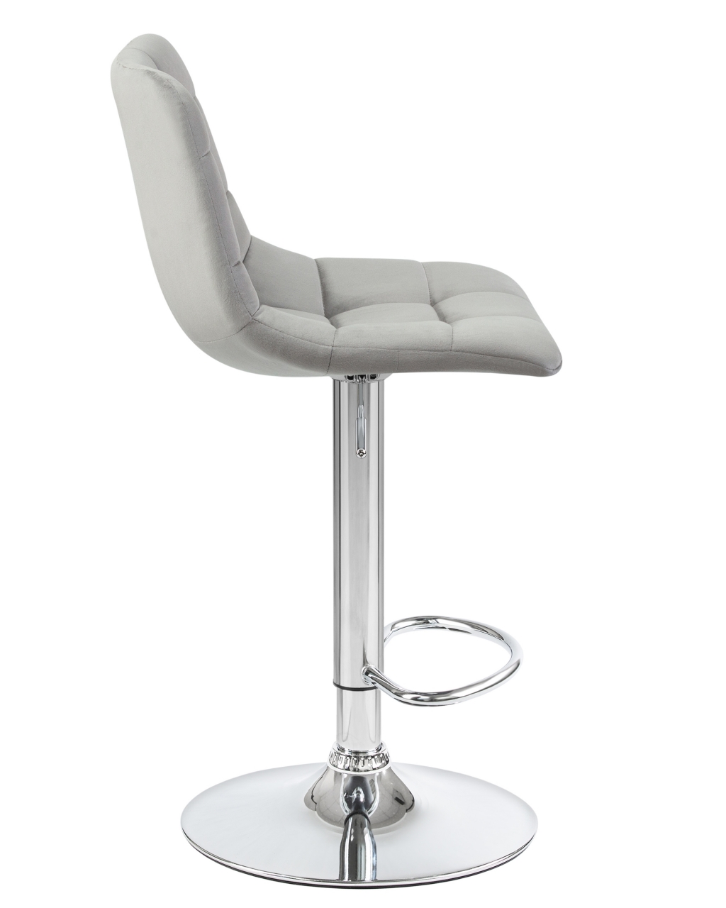 Стул барный DOBRIN TAILOR Серый велюр MJ9-75