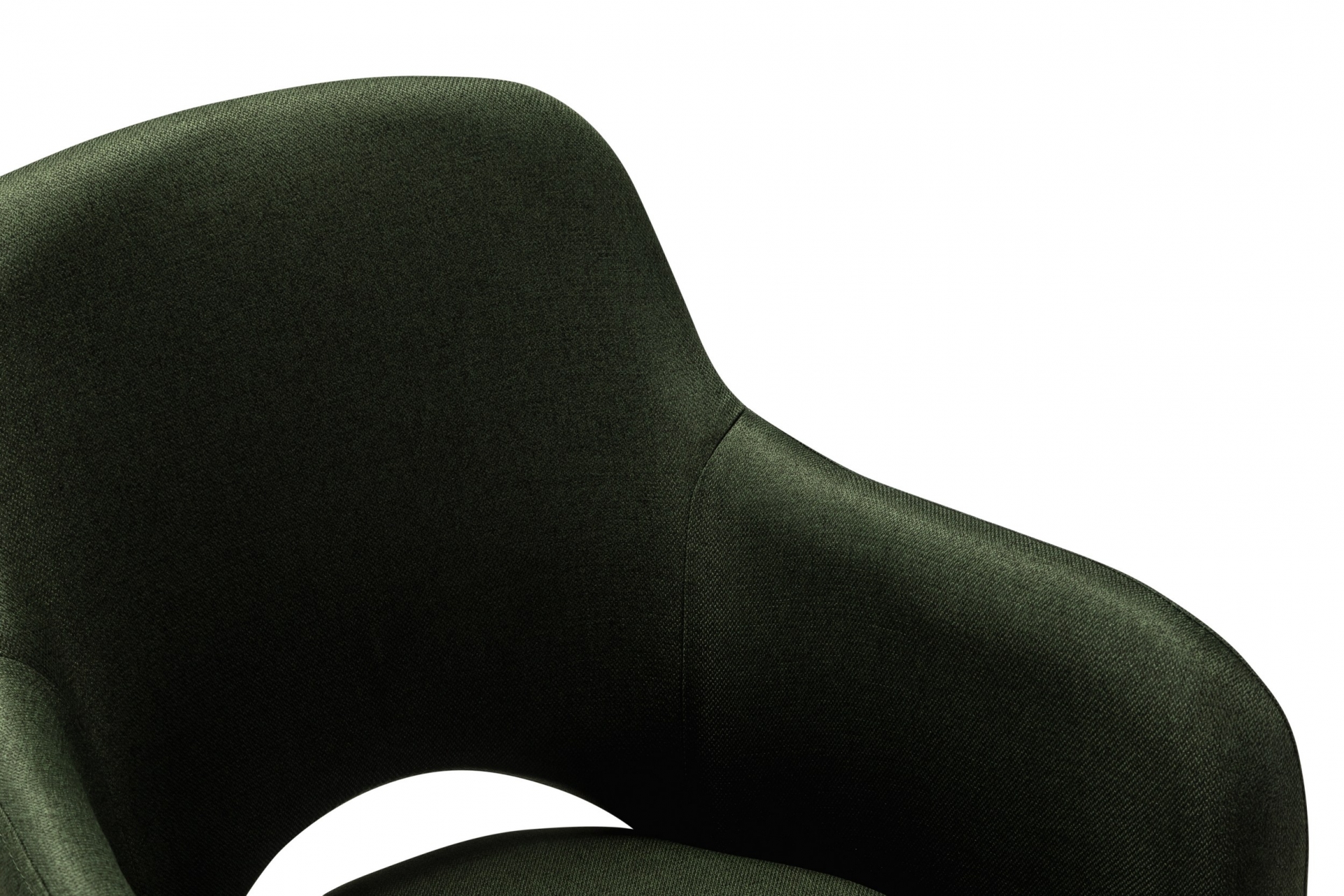 Кресло Ledger К темно-зеленый/т. орех