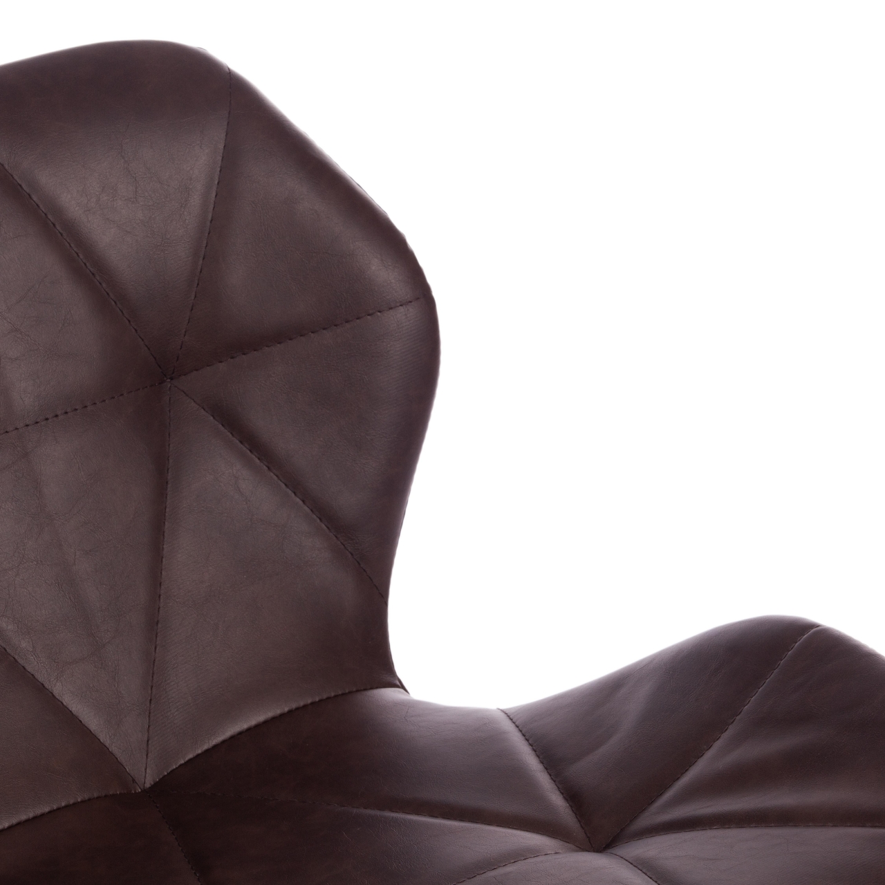 Стул STUTTGART (mod. 74) экокожа/дерево береза/металл, 50 х 47 х 73 см, коричневый 1