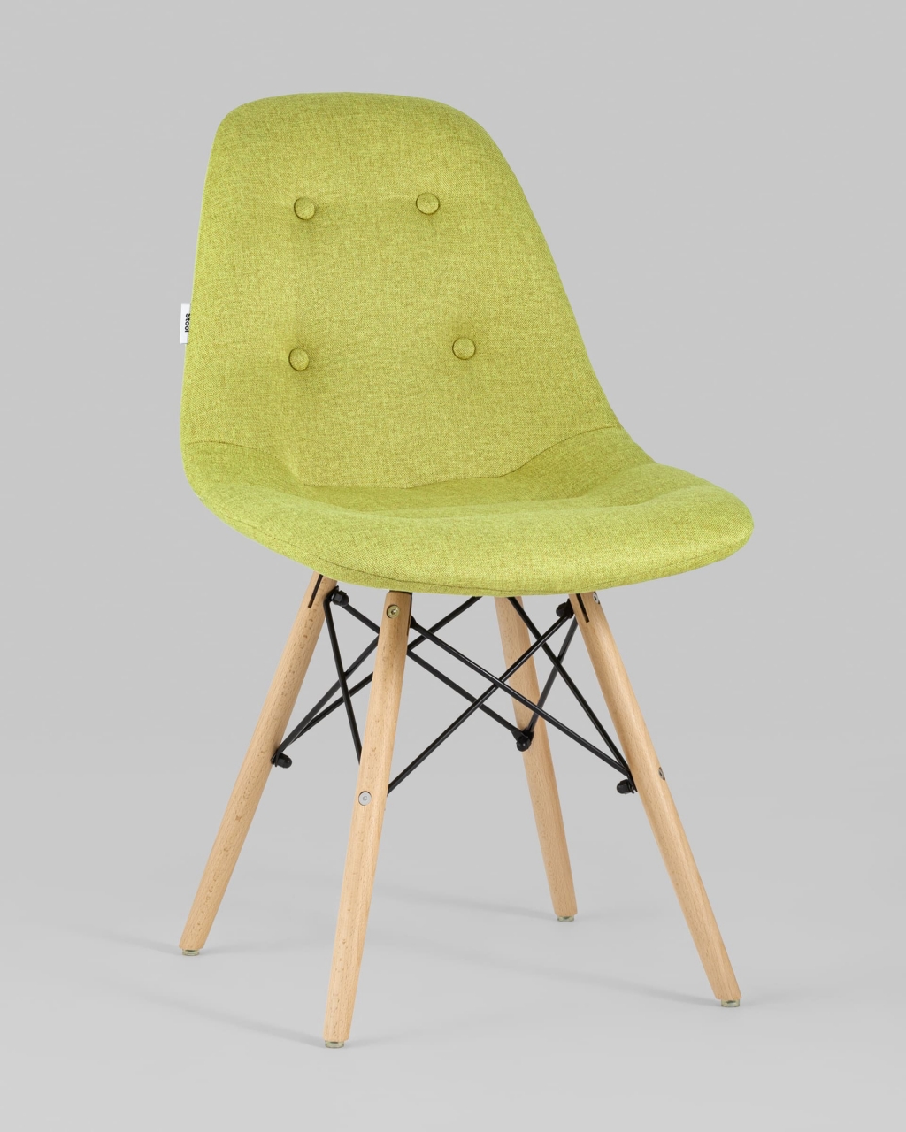 Стул DSW SOFT рогожка Оливковый