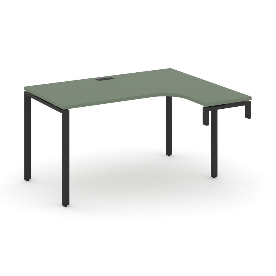 Стол-надставка на опорную тумбу (правый) CONCEPT CN.OSAN-001(R) Кобо Черный