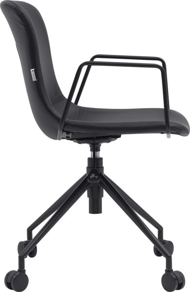 Операторское кресло Everprof Expo Экокожа Черный