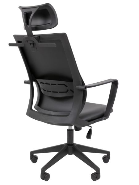 Кресло руководителя Chairman 545 экокожа Черный