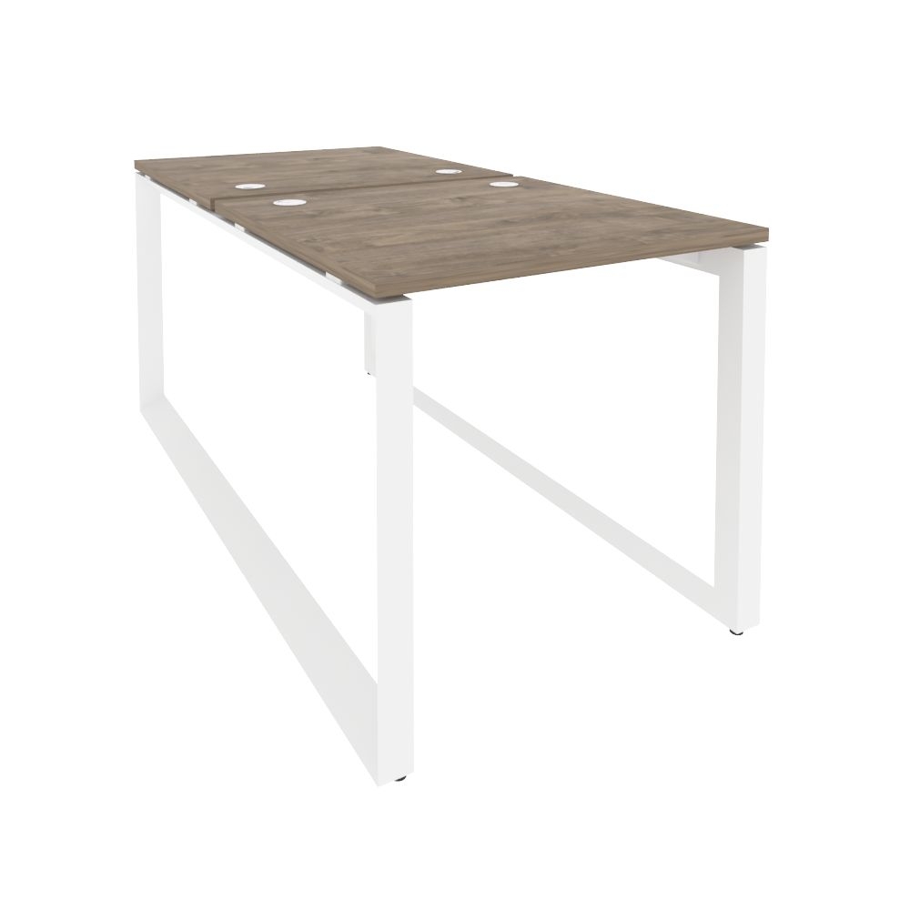 Рабочая станция на О-образном м/к ONIX O.MO-D.RS-2.0.8 Тиквуд Темный/Белый