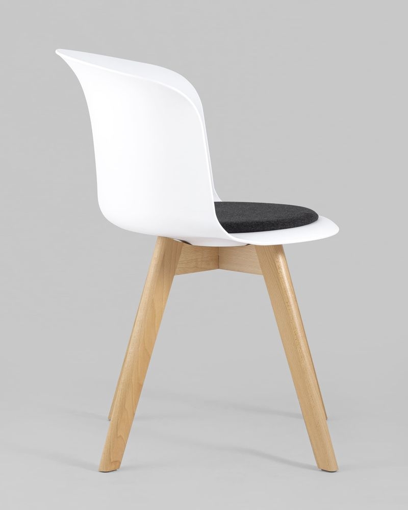 Стул пластиковый Blossom с подушкой Белый