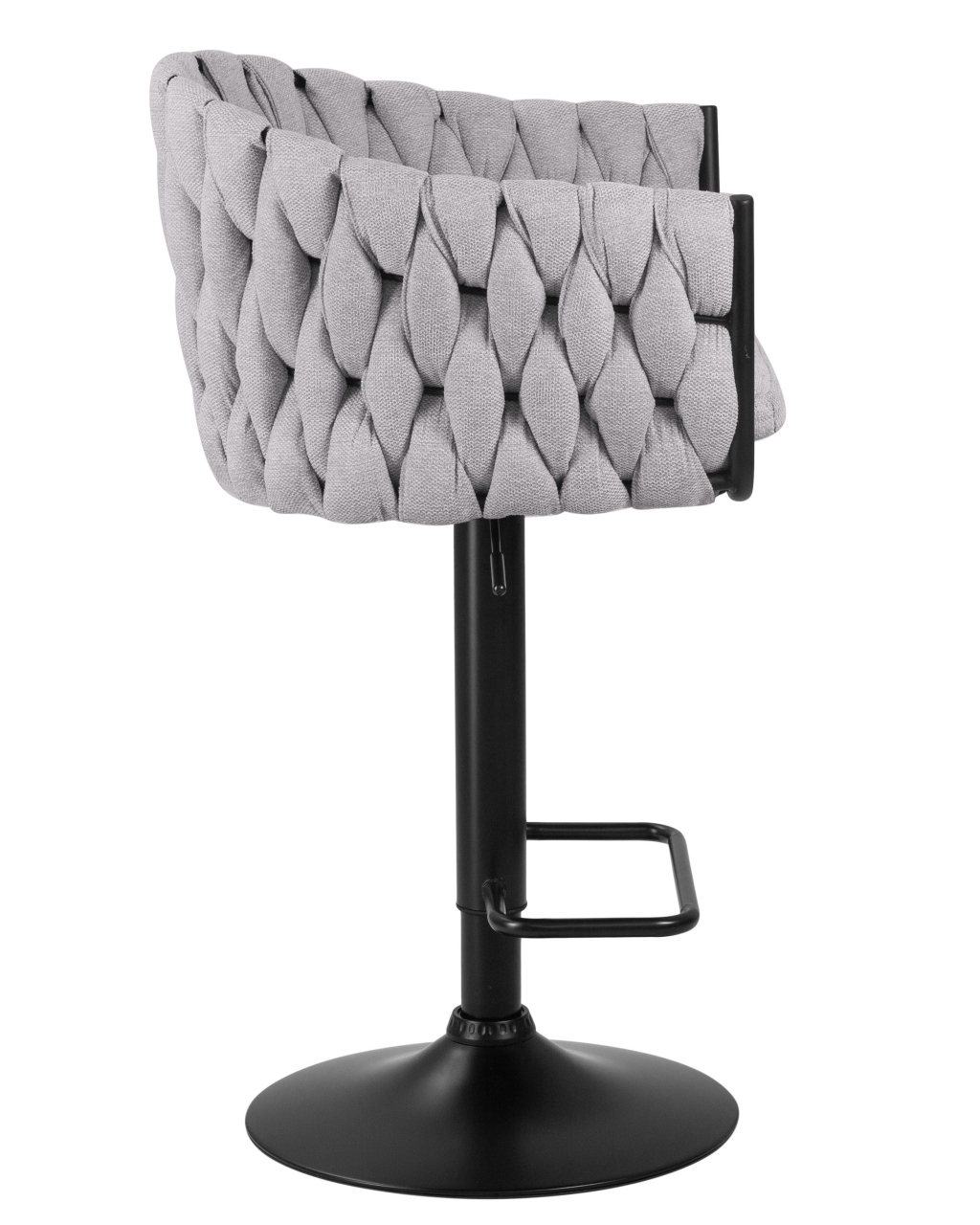 Стул барный DOBRIN LEON Серая ткань LAR 275-17