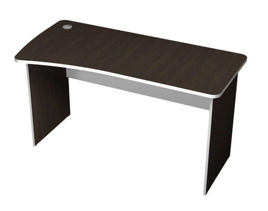 Стол письменный эргономичный (левый) ПСЭ2.16Л венге/серый