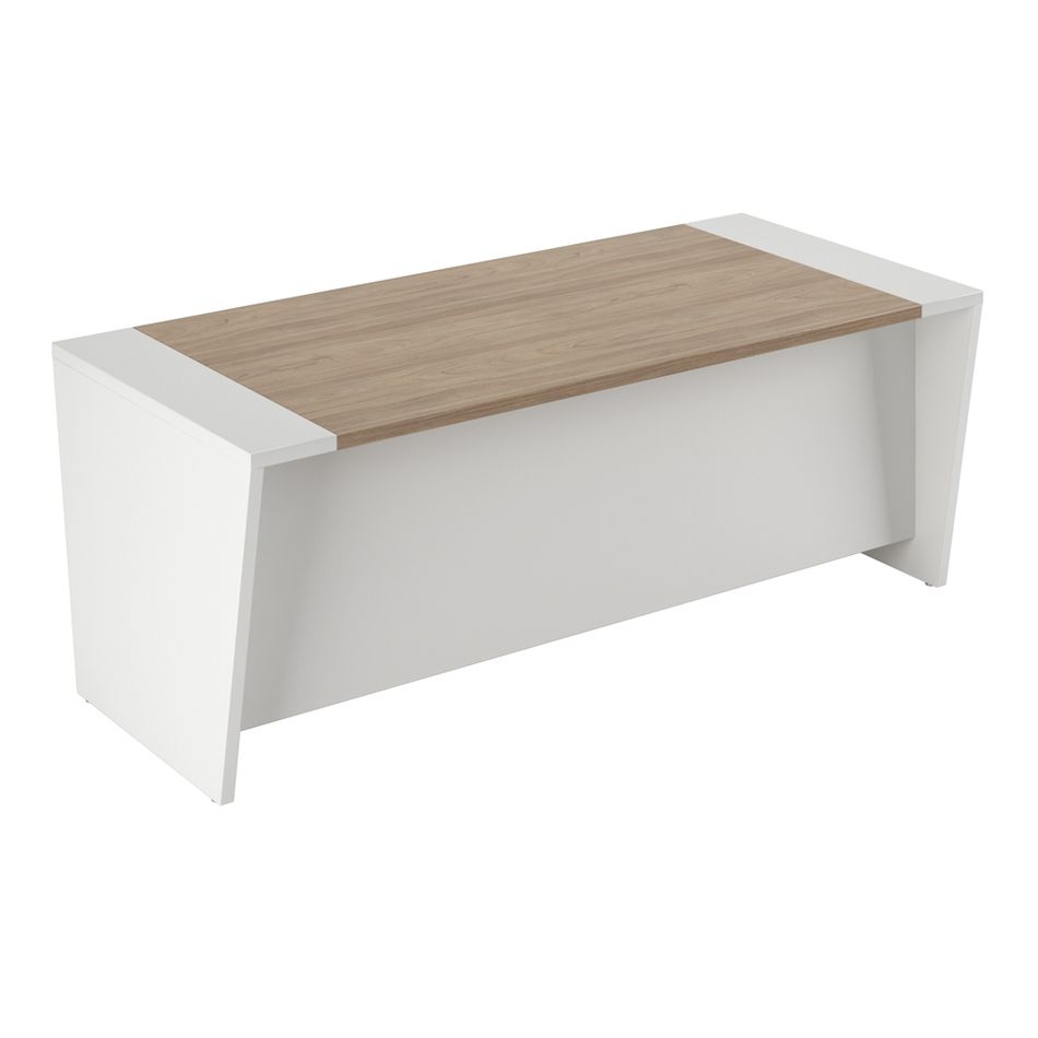 Стол письменный с глянцевой панелью ASTI AST33911221 Вяз Белый