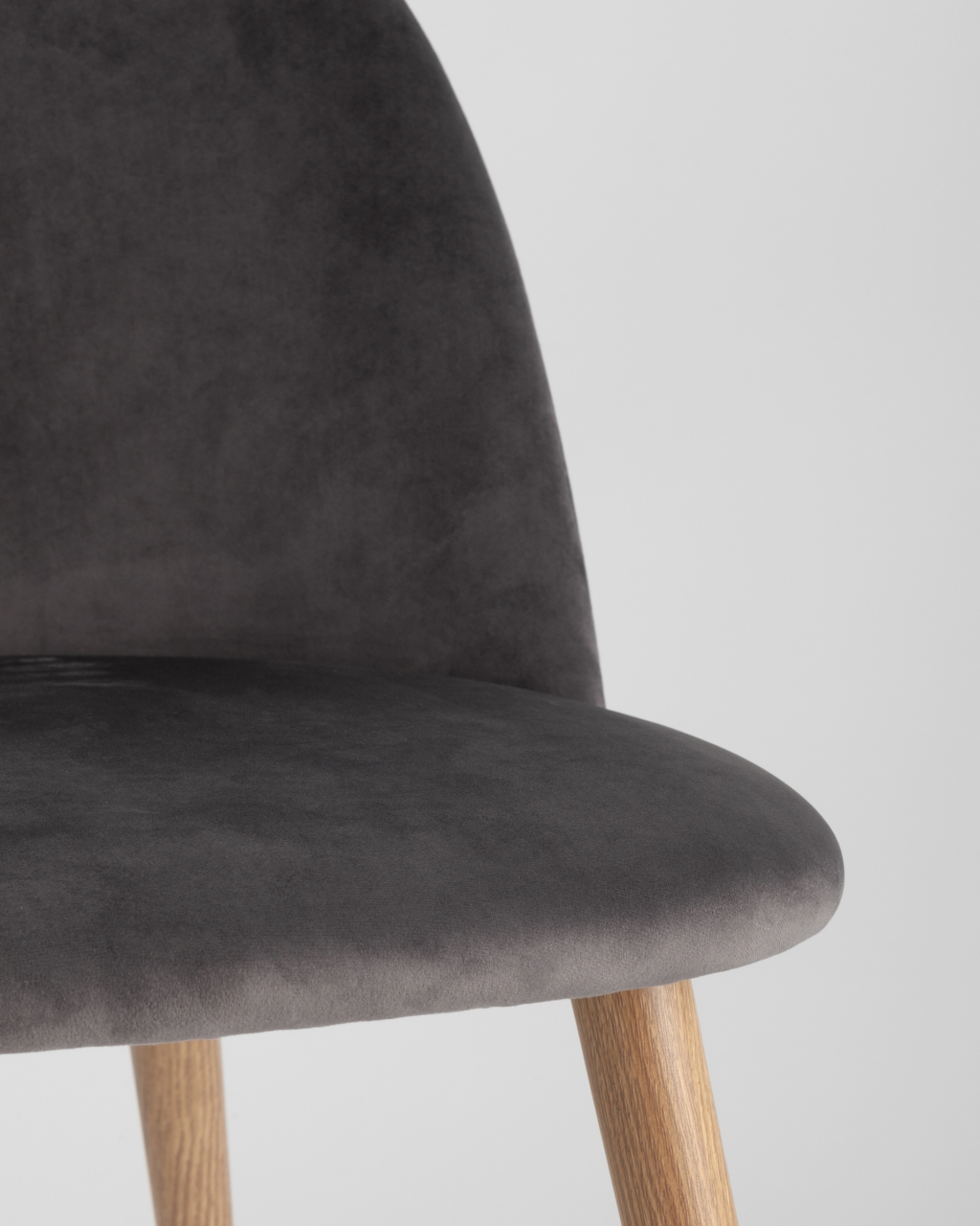 Стул Лион ромбами Серый