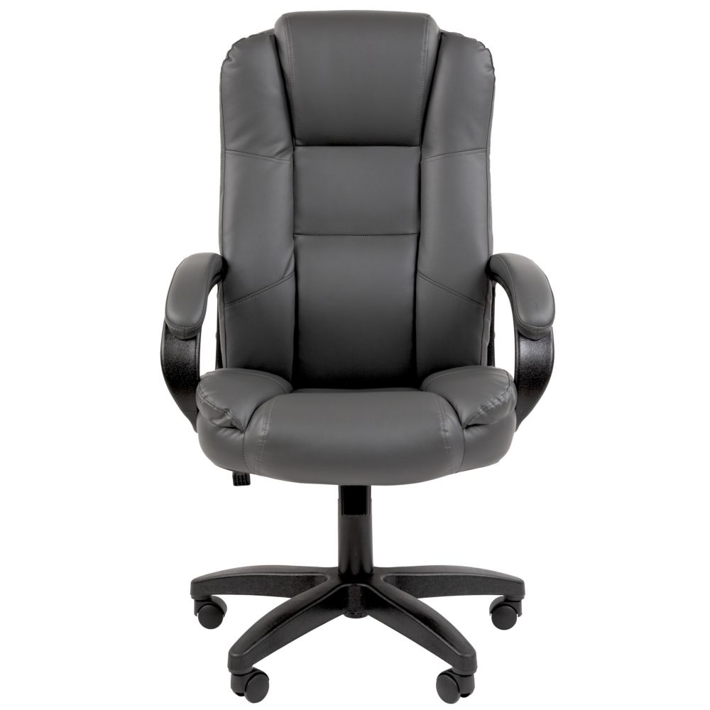 Кресло офисное CHAIRMAN 600 LT экокожа Серый