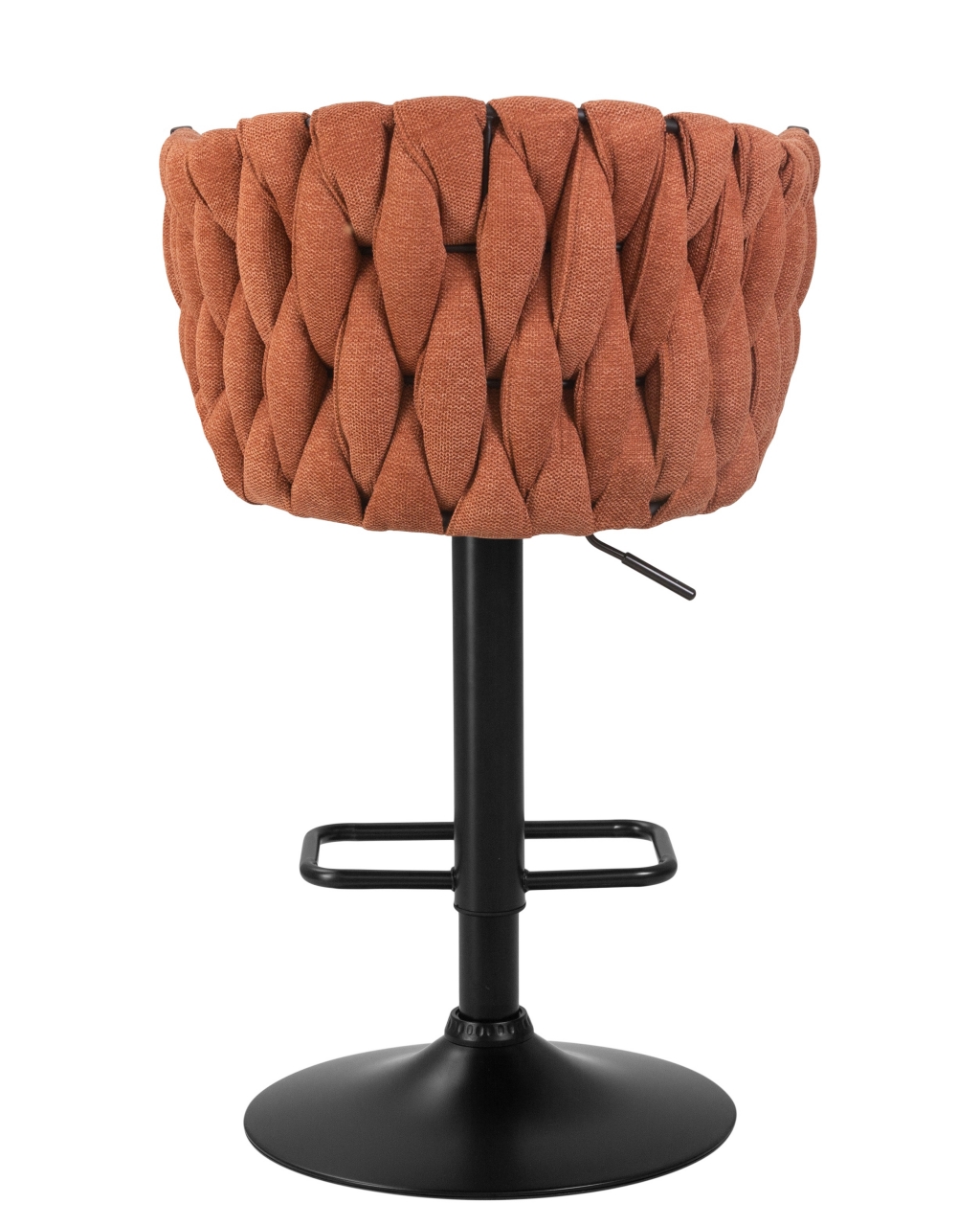 Стул барный DOBRIN LEON Оранжевая ткань LAR 275-27
