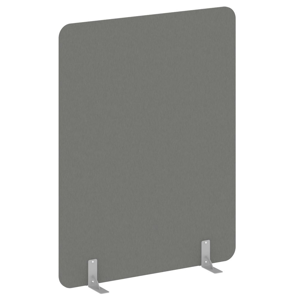 Перегородки на металлических опорах на фетровых подпятниках R-line DP.F-140-180 Металлик