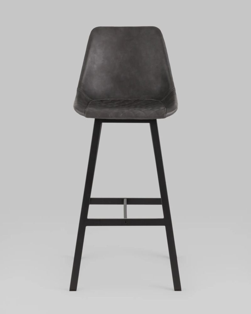 Стул барный TEXAS экокожа Серый