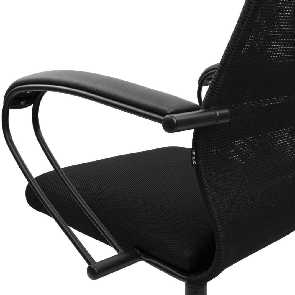 Кресло руководителя BRABIX PREMIUM Ultimate EX-800 пластик Черное
