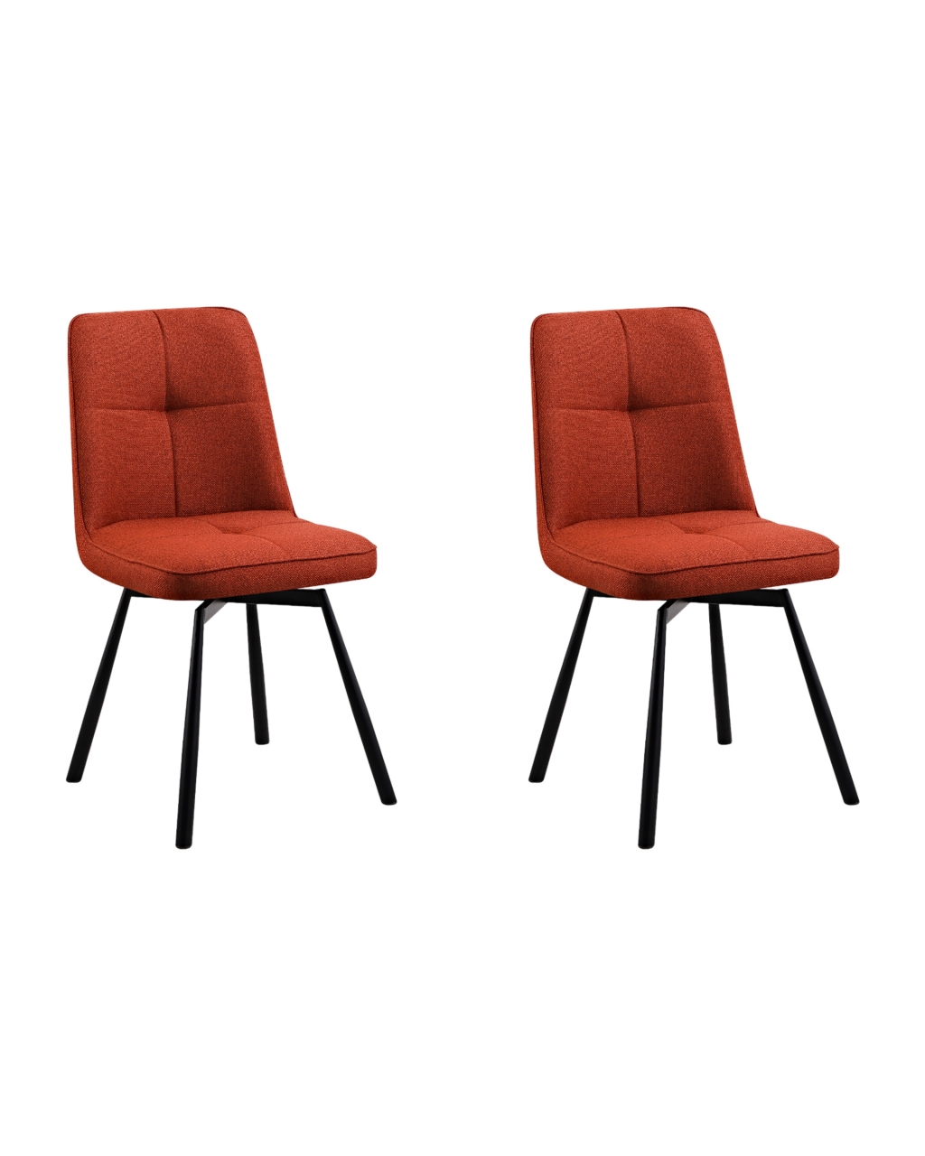 Стул Boun вращающийся терракотовый 2 шт.