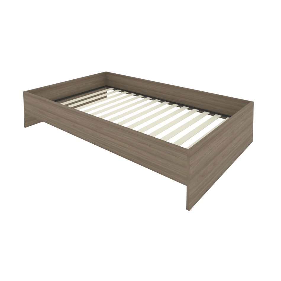 Кровать с ортопедическим основанием без изголовья LIGHT С-К-120 Вяз Благородный