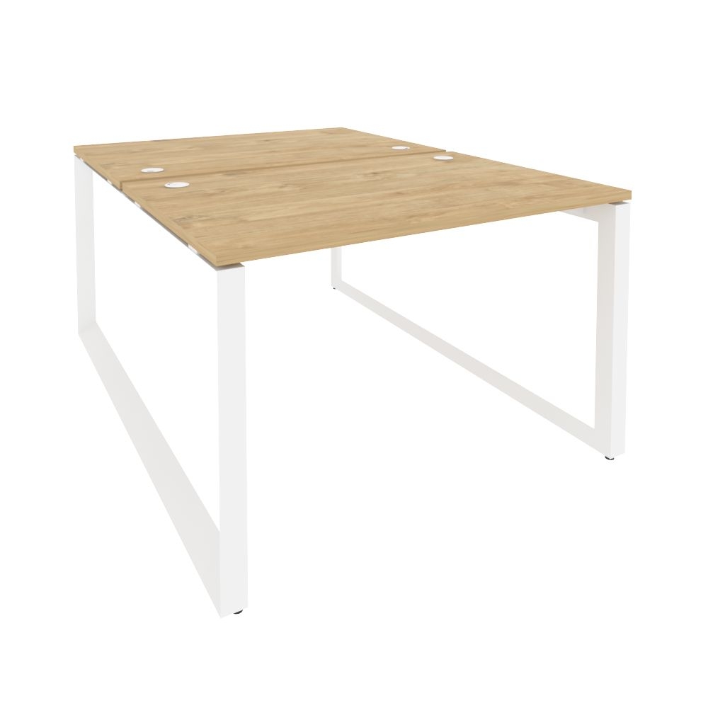 Рабочая станция на О-образном м/к ONIX O.MO-D.RS-2.2.8 Тиквуд Светлый/Белый