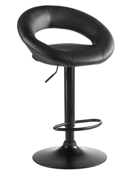 Стул барный DOBRIN MIRA BLACK (черный) 2 шт