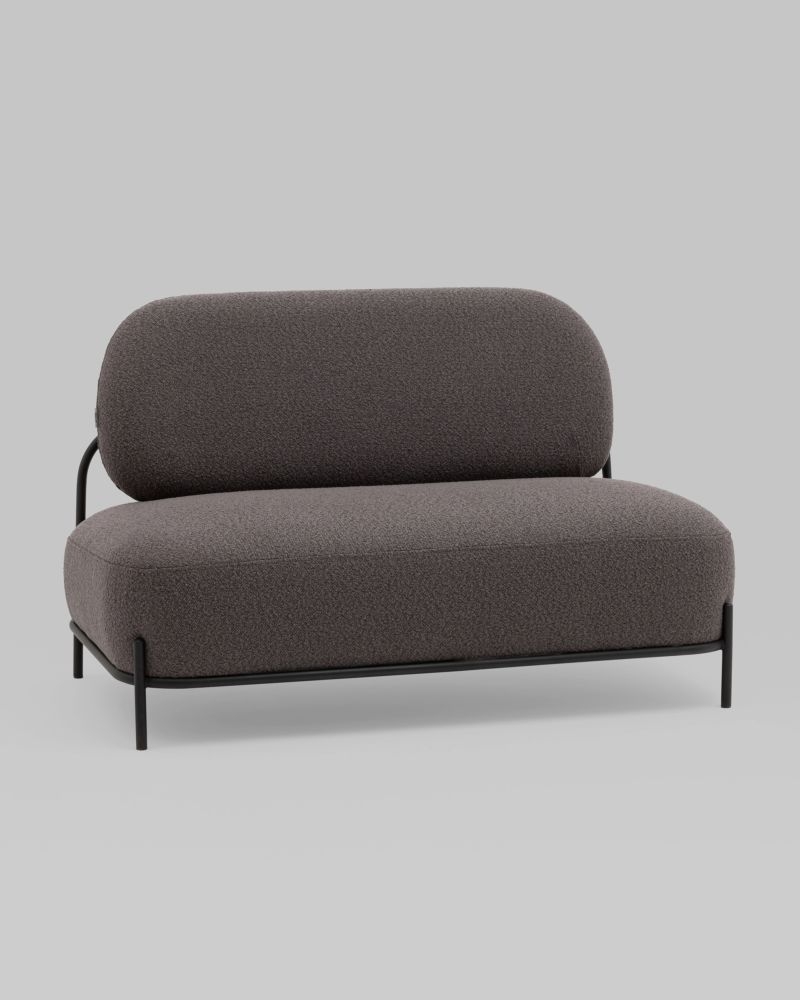 Диван Стоун ткань букле темно-серый