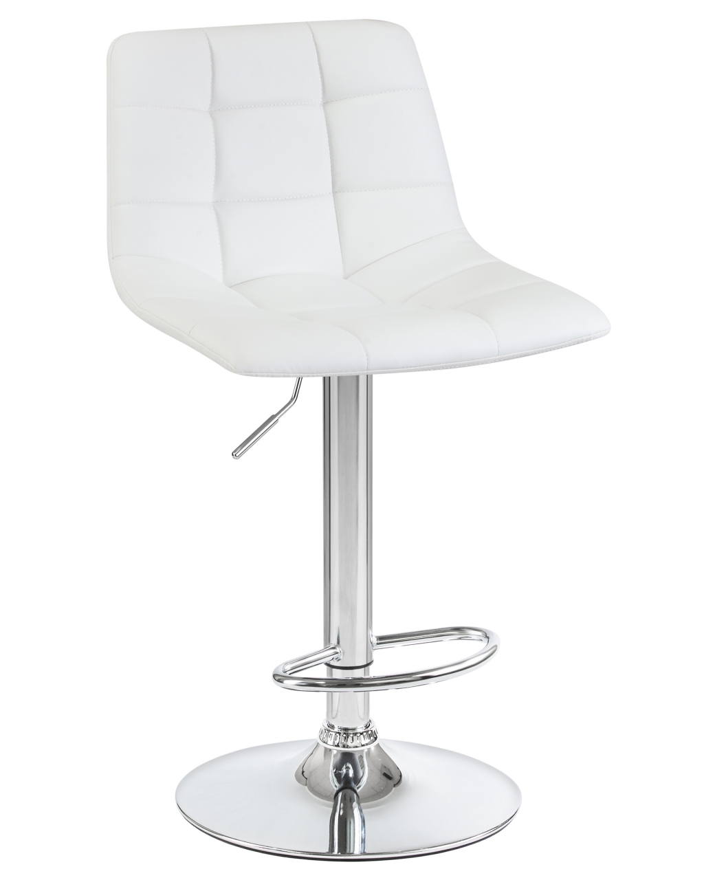 Стул барный DOBRIN TAILOR экокожа Белый