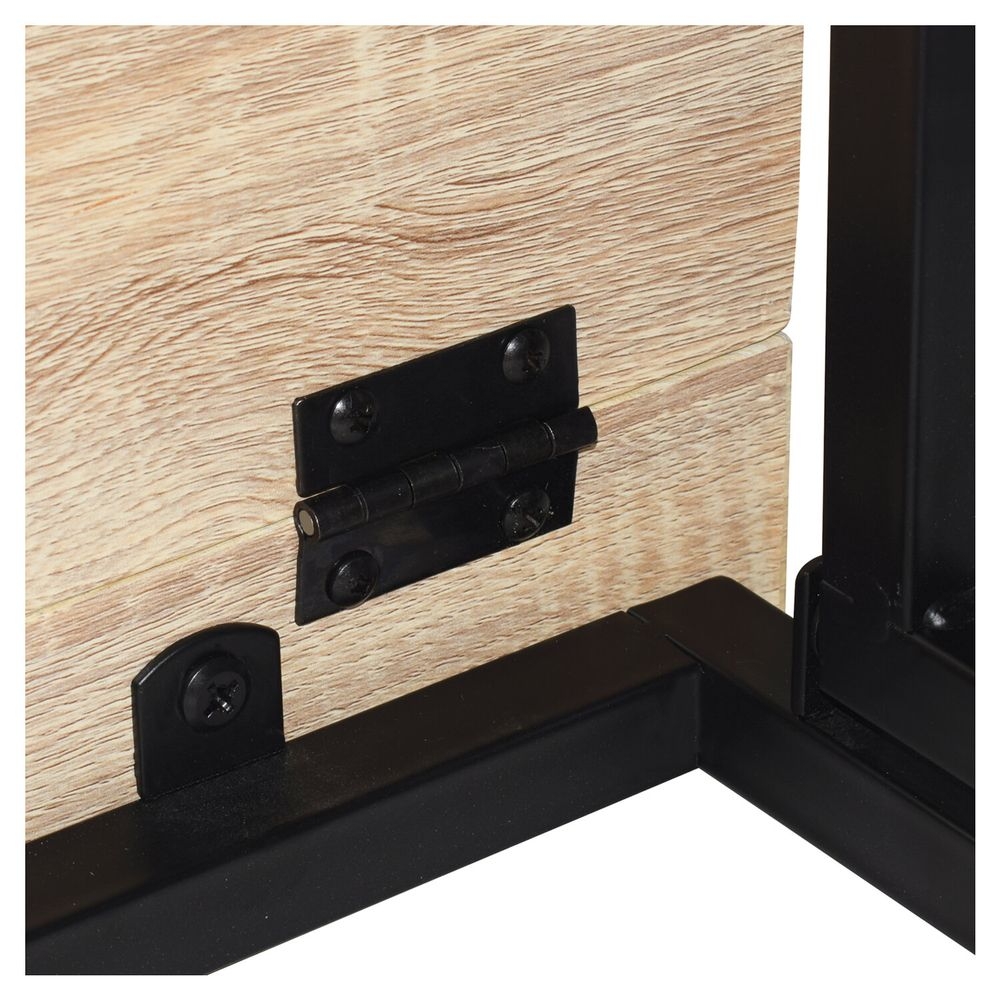 Стол на металлокаркасе BRABIX LOFT CD-001 Дуб натуральный