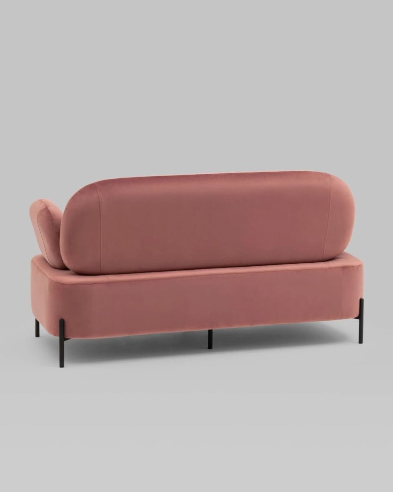 Диван Кэнди велюр Пыльно-розовый