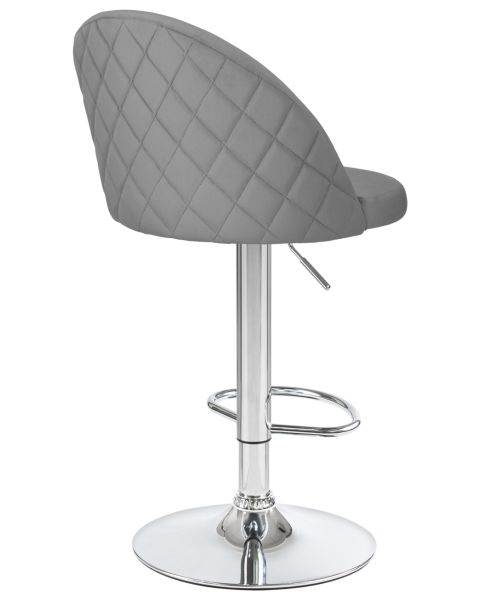Стул барный DOBRIN MILANA (серый велюр (MJ9-75)) 2 шт